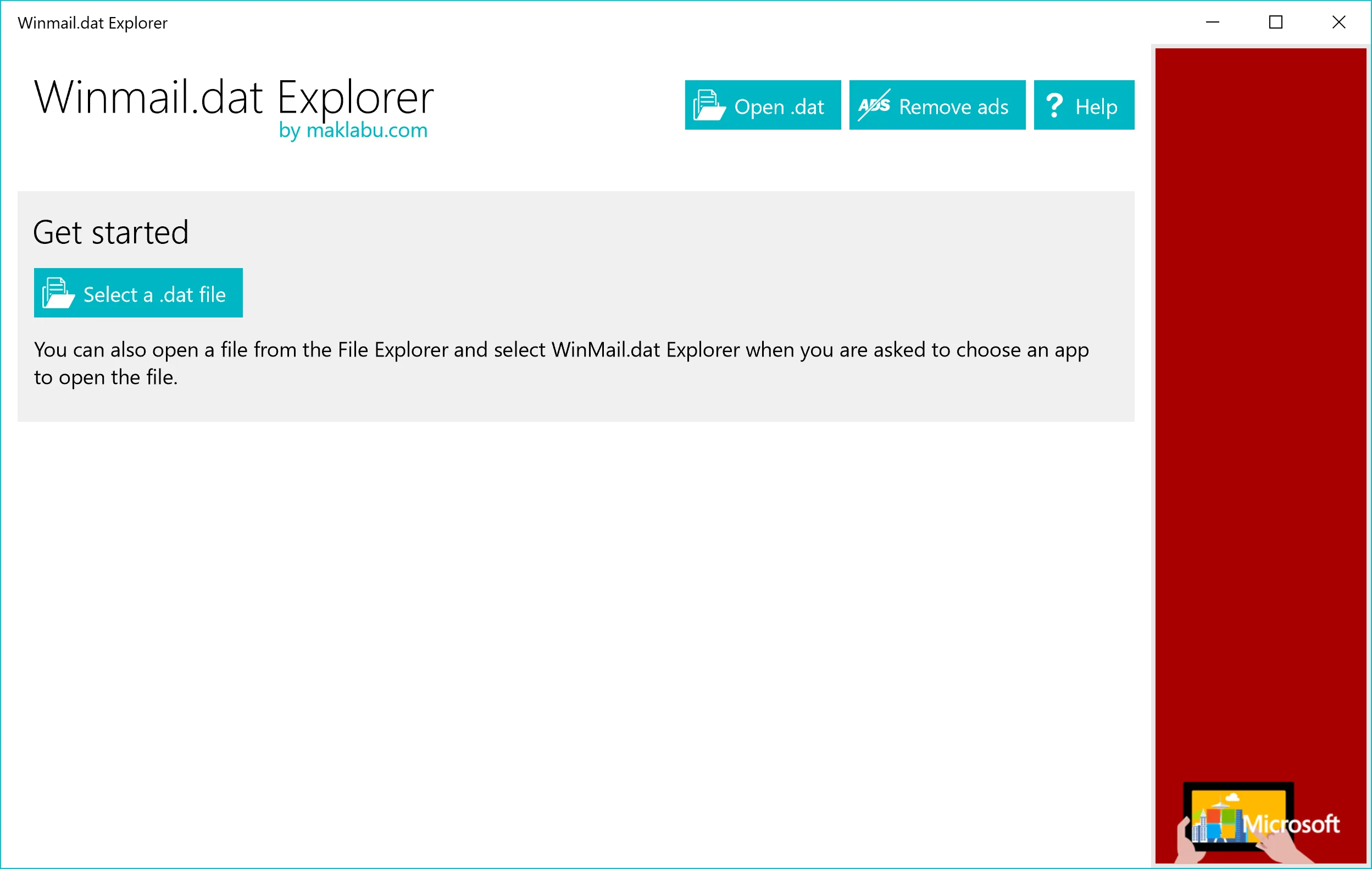 Winmail.dat Explorer screenshot 2