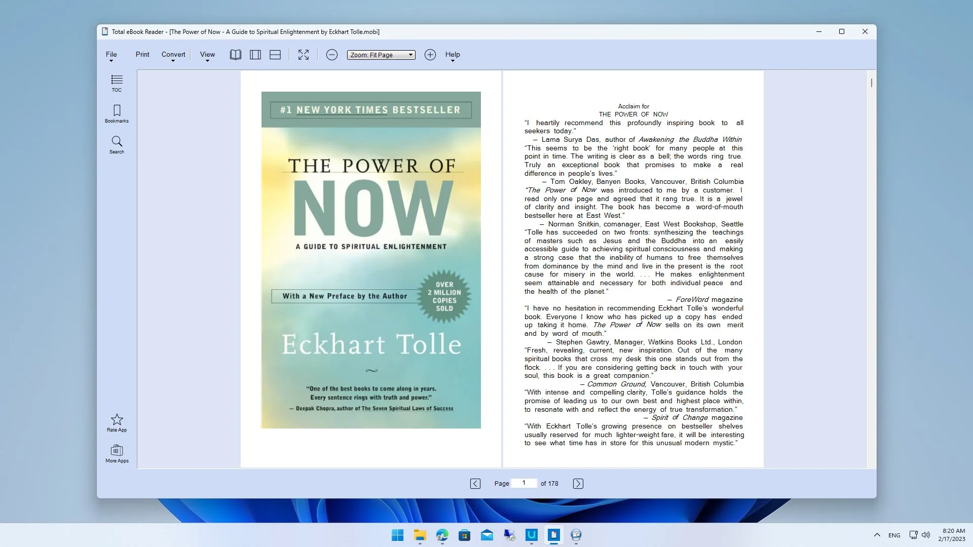 Total eBook Reader screenshot 1