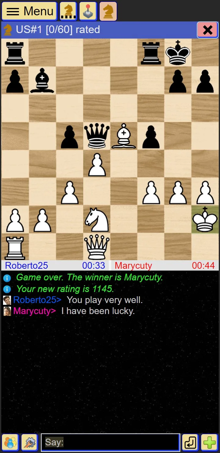 Chess online game screenshot 1