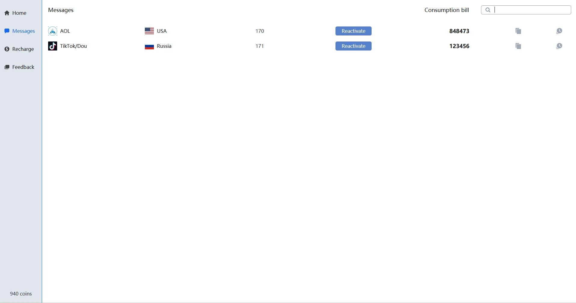 Temporary Phone Numbers - Receive SMS online screenshot 3