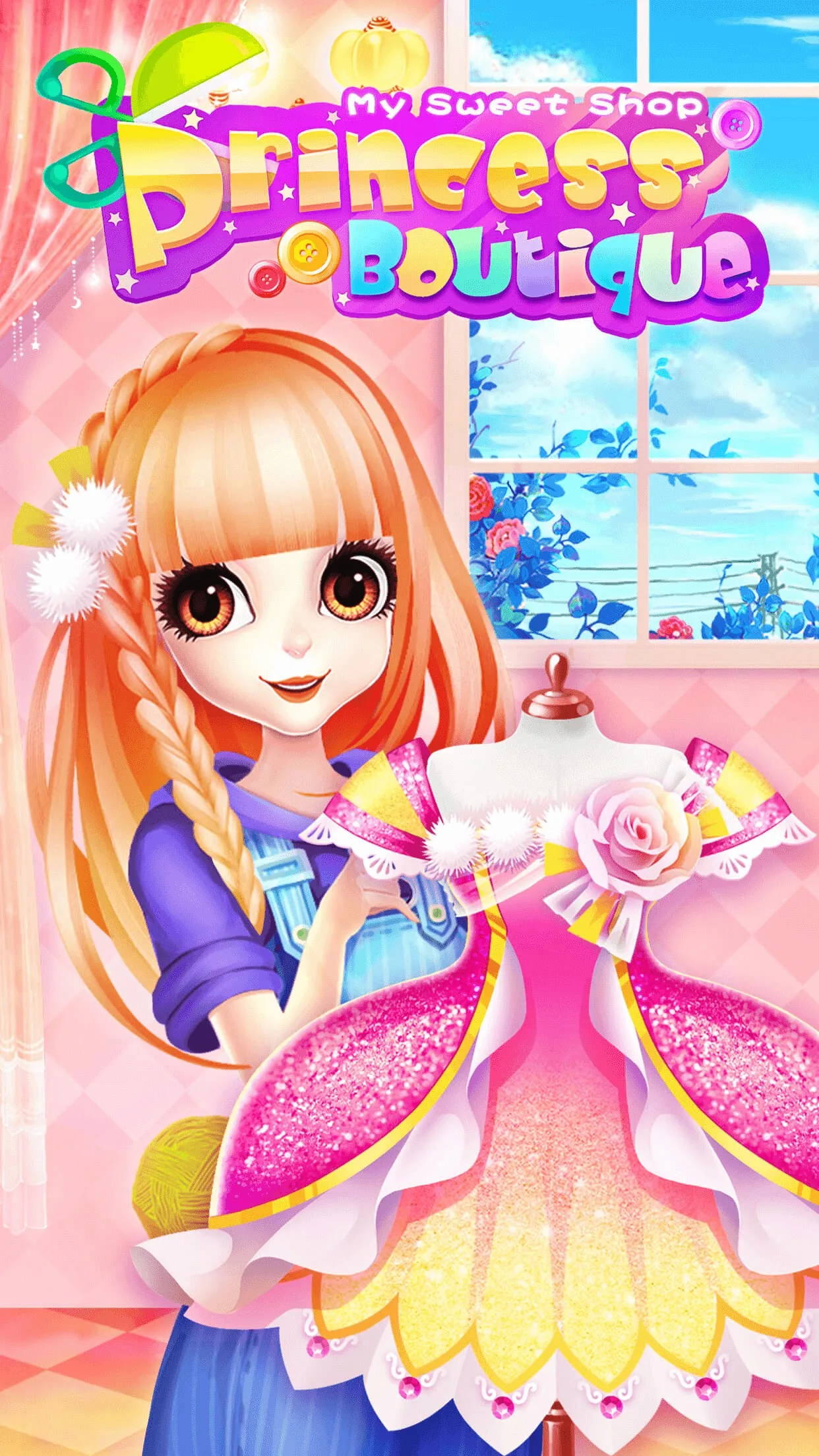 Princess Fashion Boutique: Girls Dress Design screenshot 1
