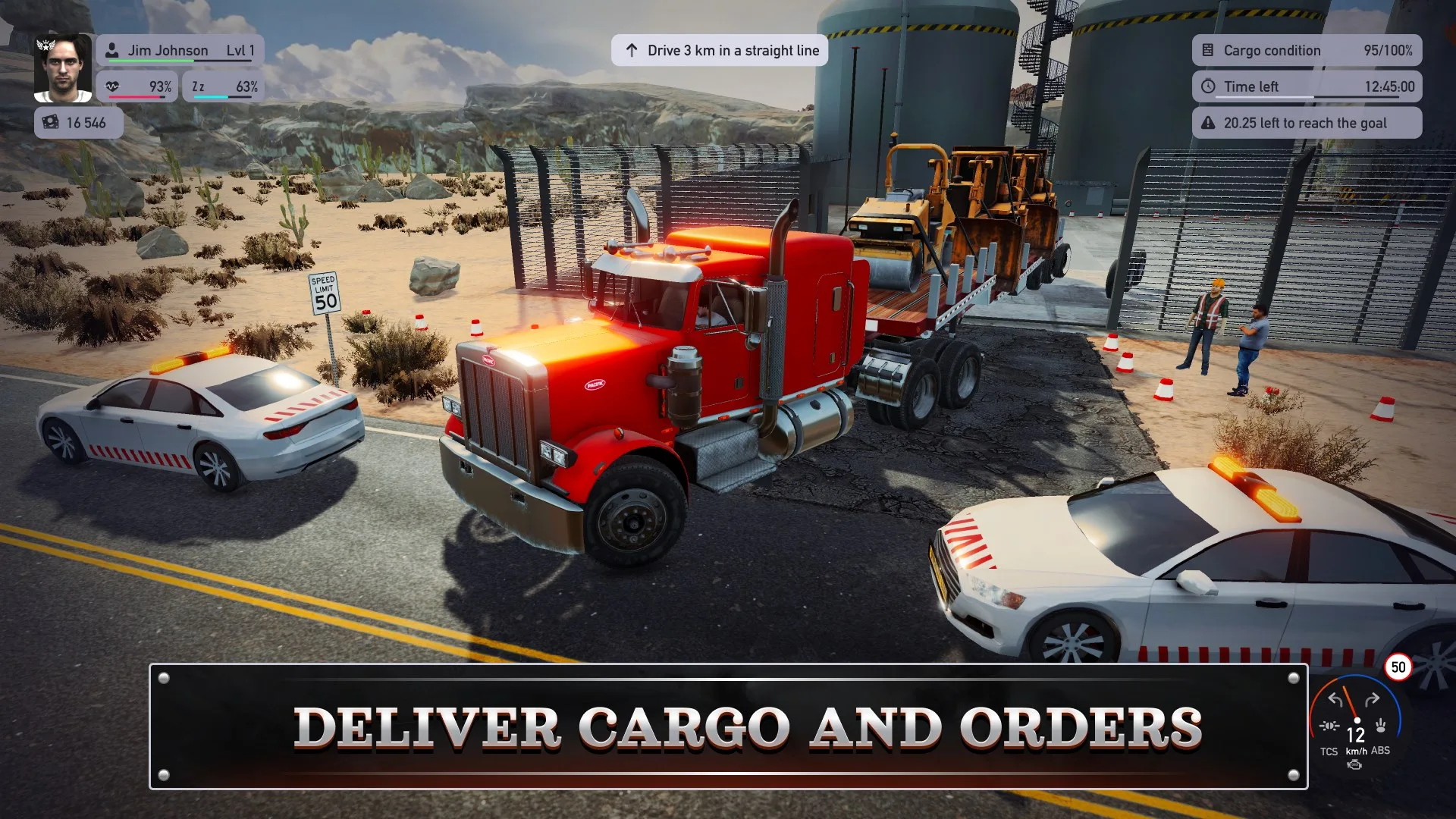 Truck Driving Simulator - American Car Driver screenshot 1