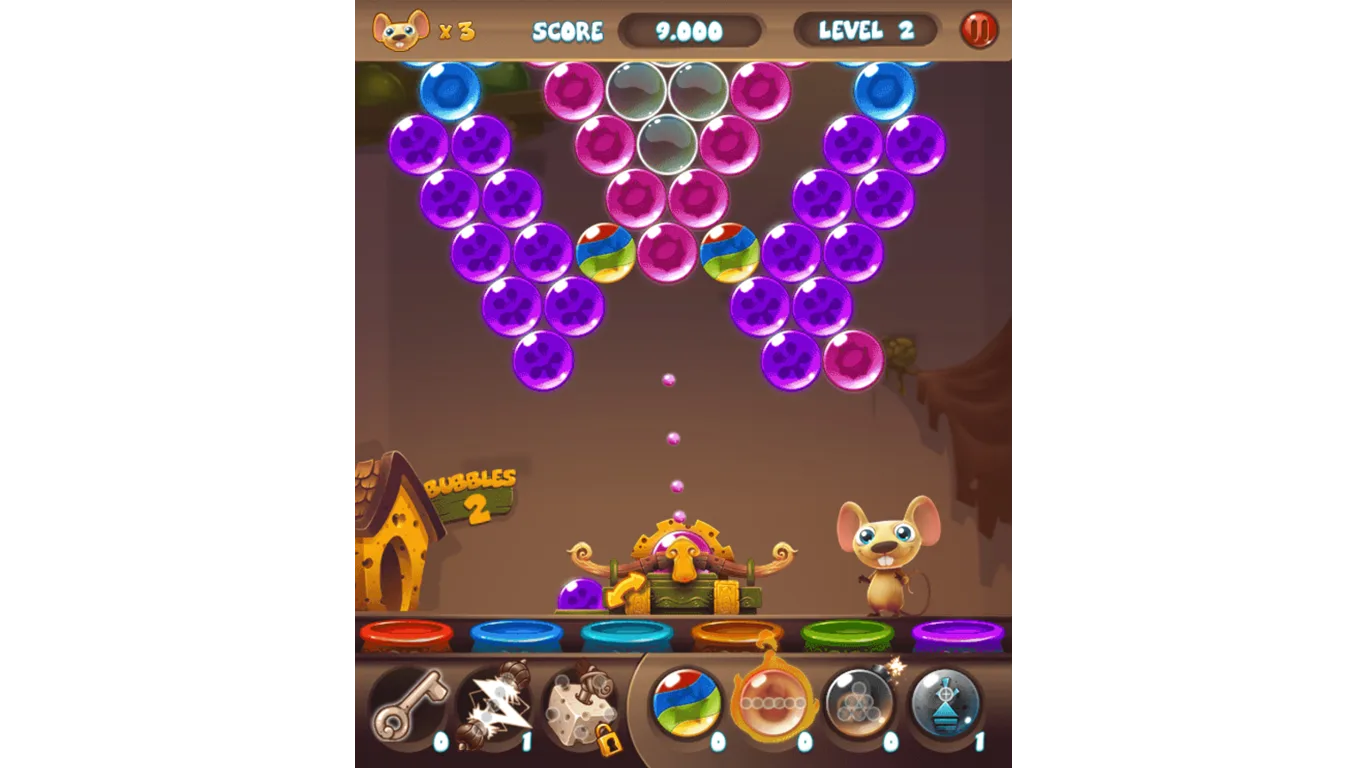 Bubble Shooter Kitty Hello screenshot 1