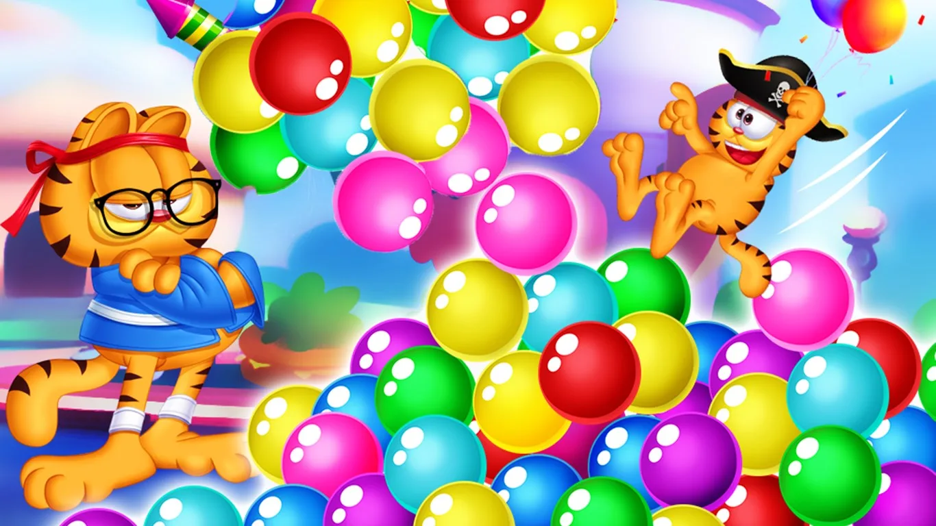 Bubble Shooter Kitty Hello screenshot 2