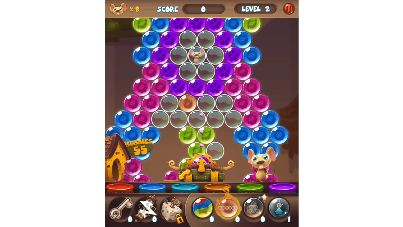 Bubble Shooter Kitty Hello screenshot 3