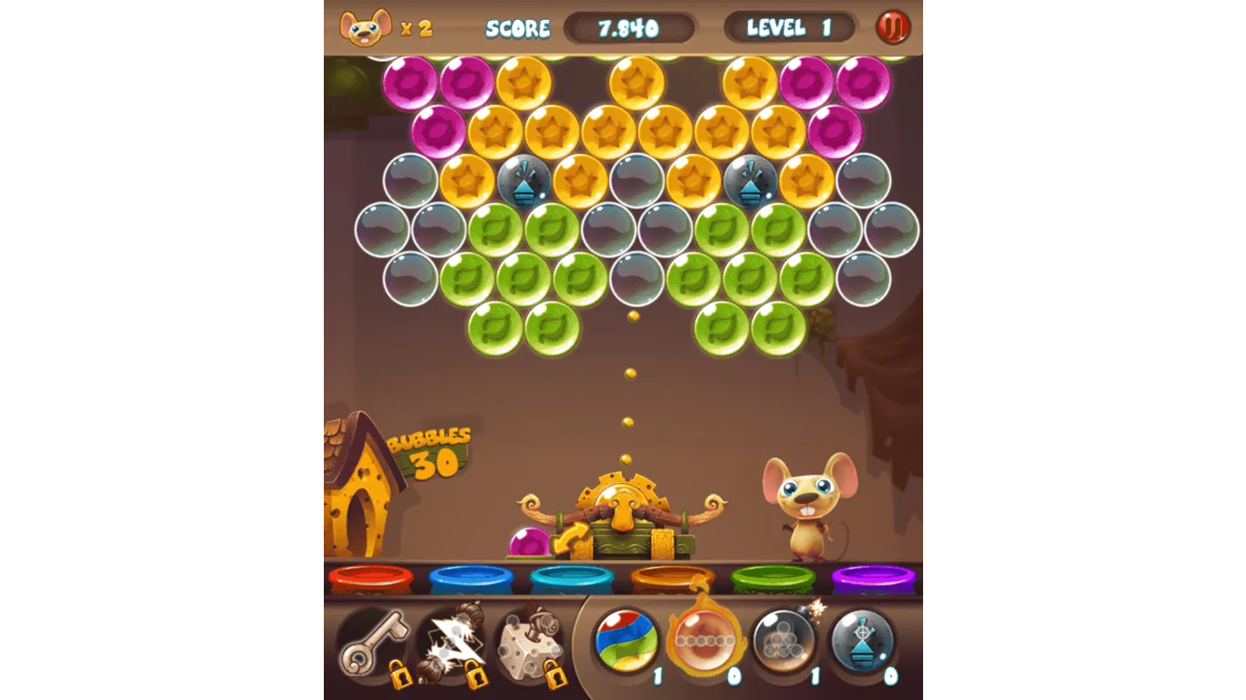 Bubble Shooter Kitty Hello screenshot 4