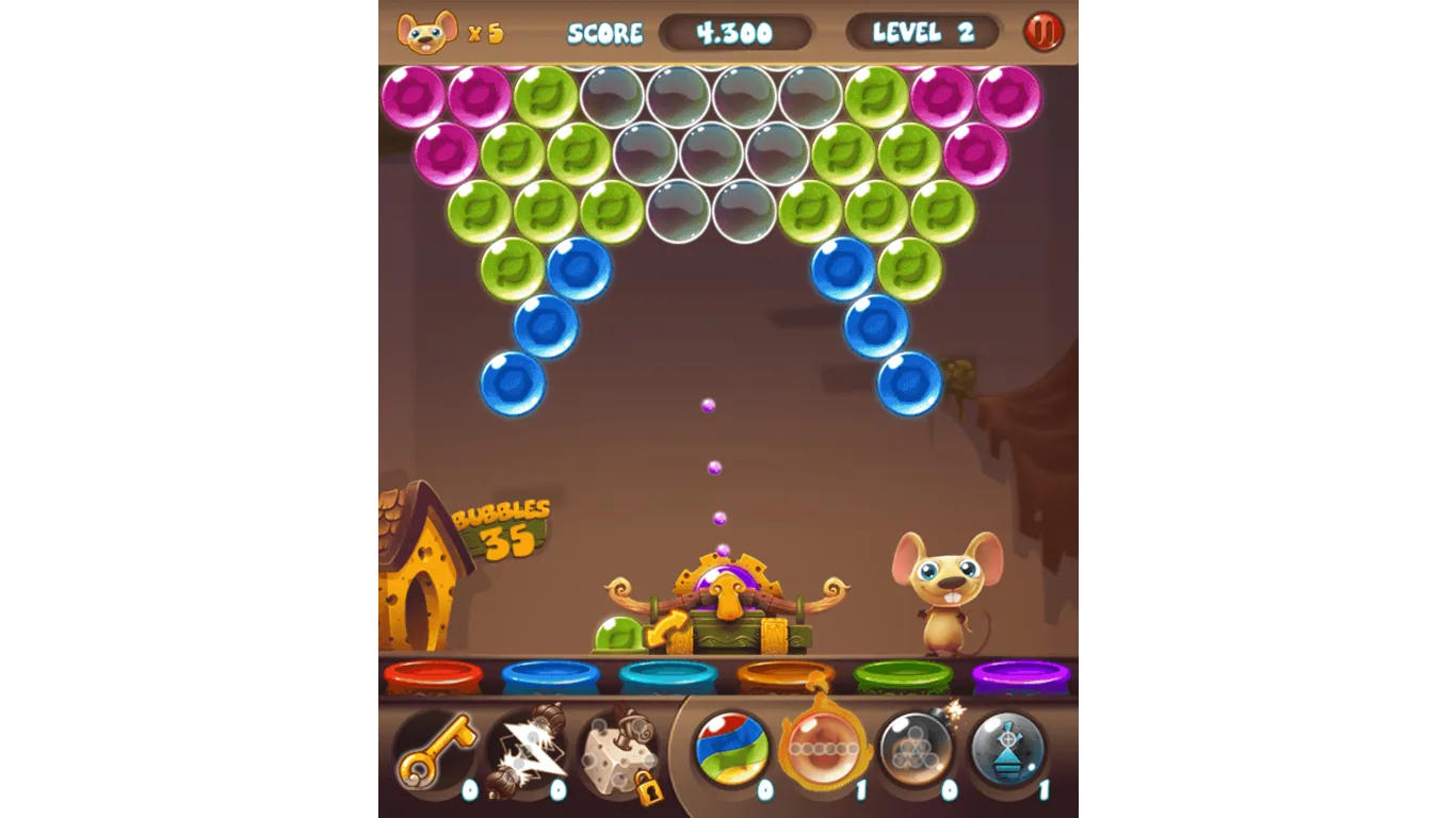Bubble Shooter Kitty Hello screenshot 5