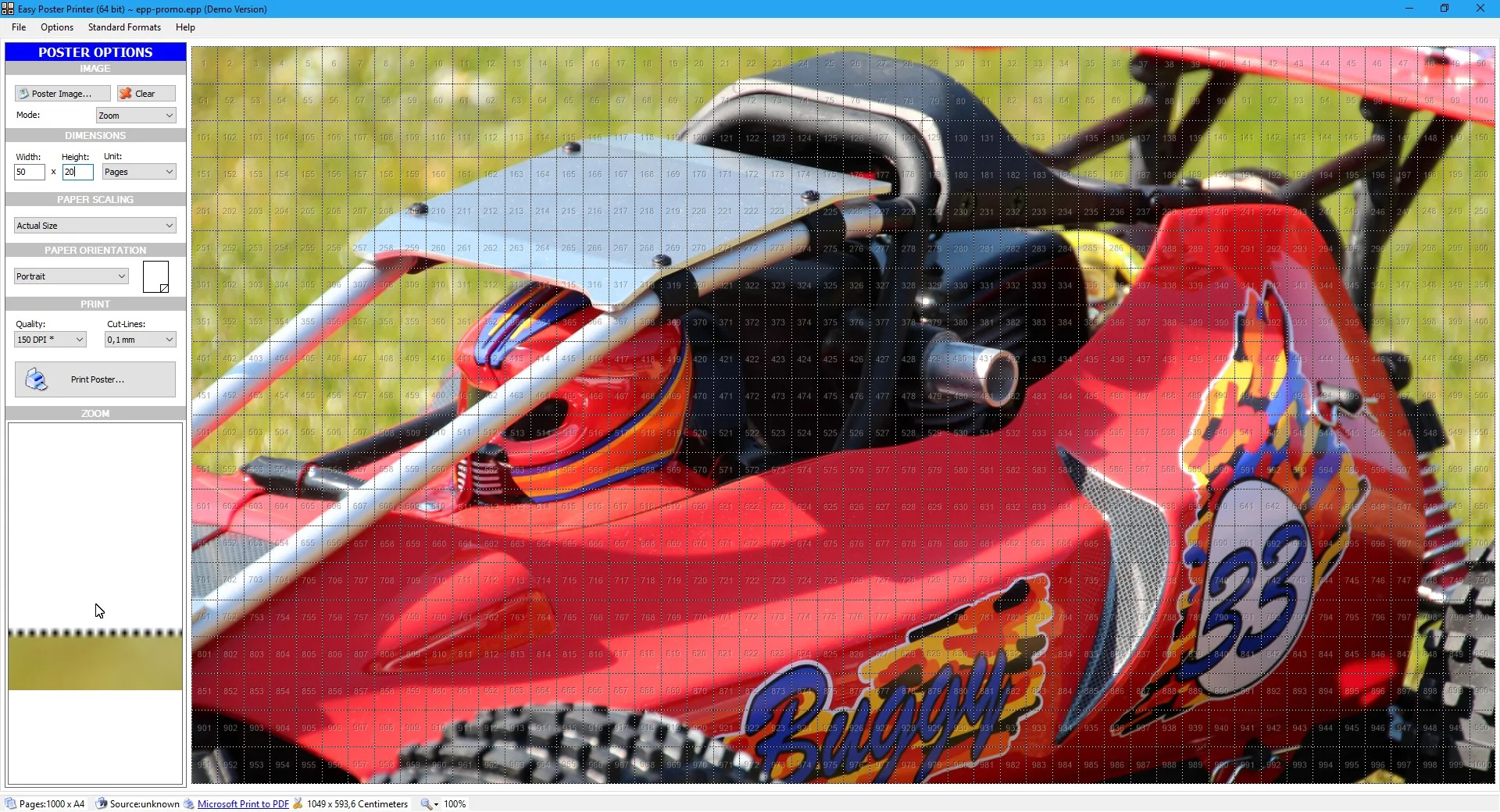 Easy Poster Printer screenshot 3
