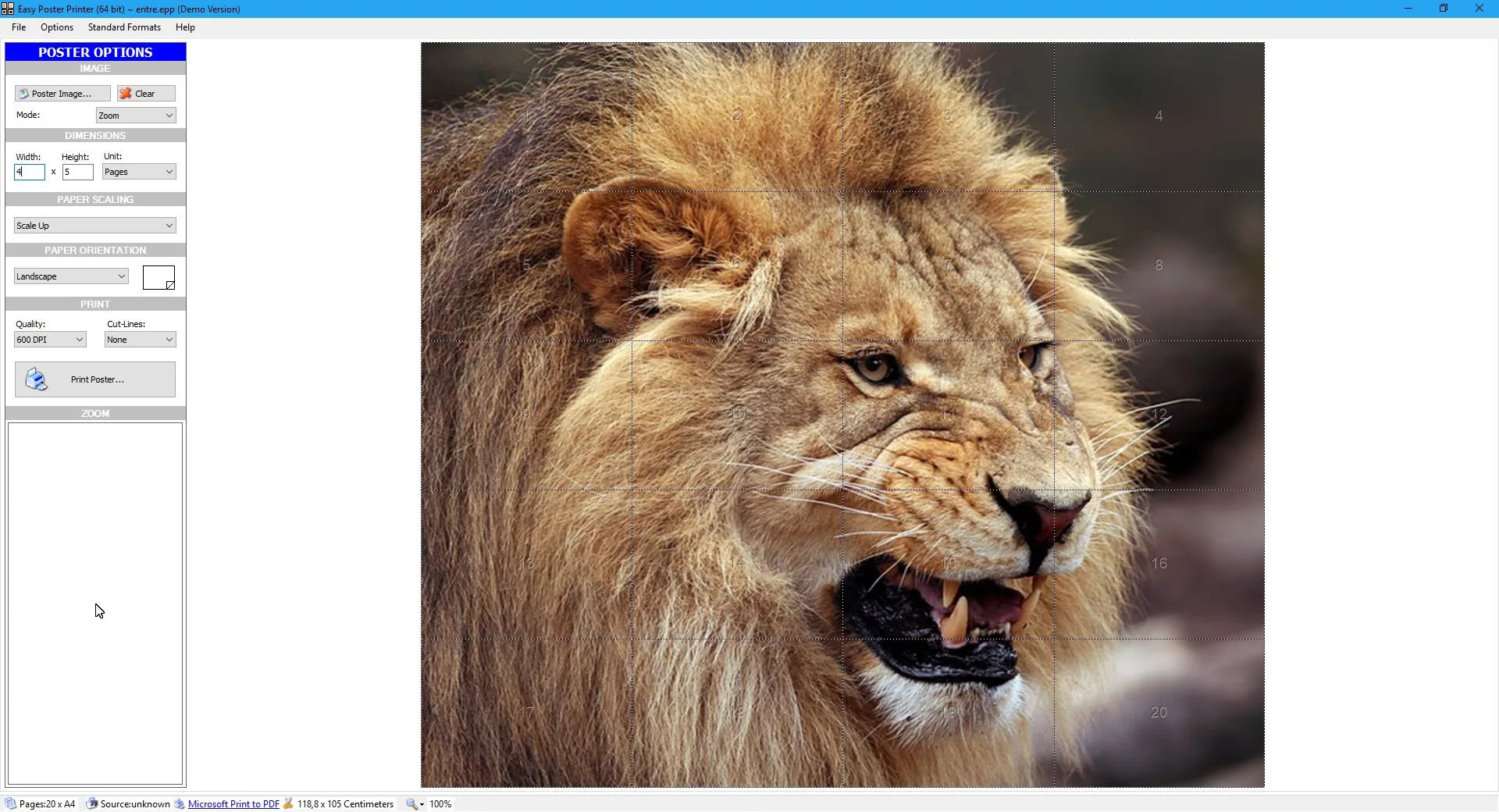 Easy Poster Printer screenshot 4