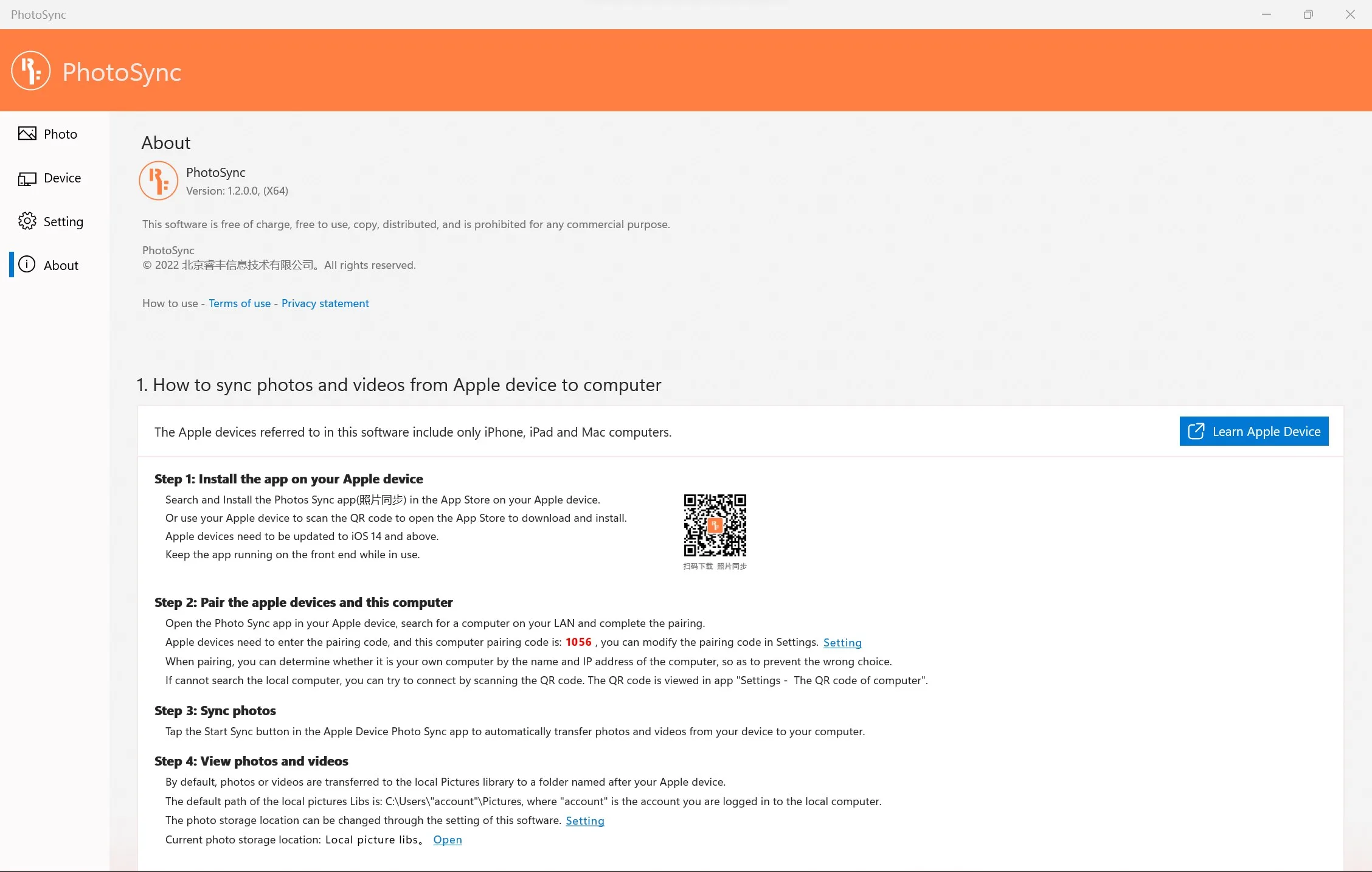 PhotoSync screenshot 4