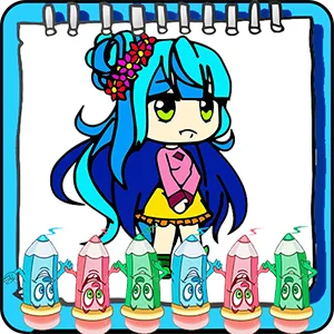 Gacha Life Coloring Book for All Ages