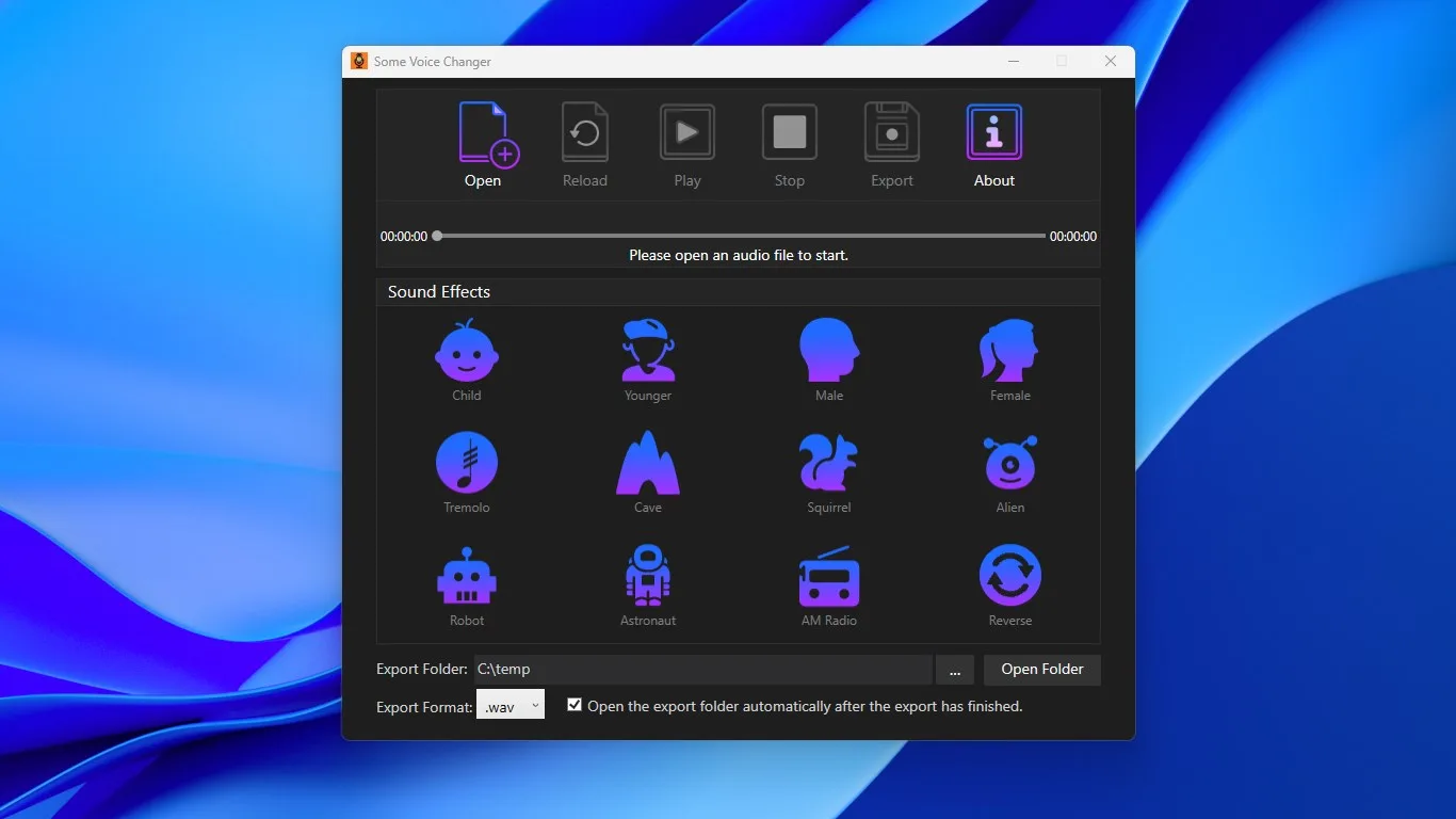 Some Voice Changer screenshot 1