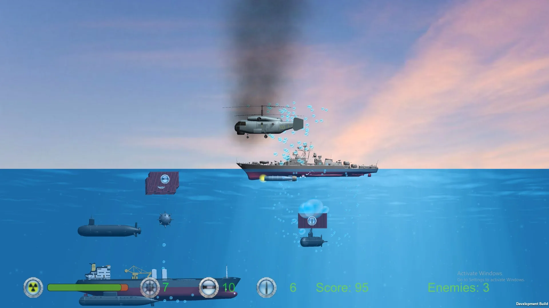 Submarine Attack 3D screenshot 1