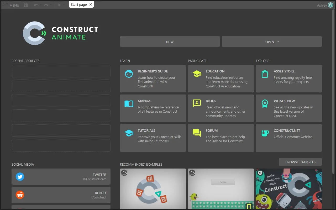 Construct Animate screenshot 1