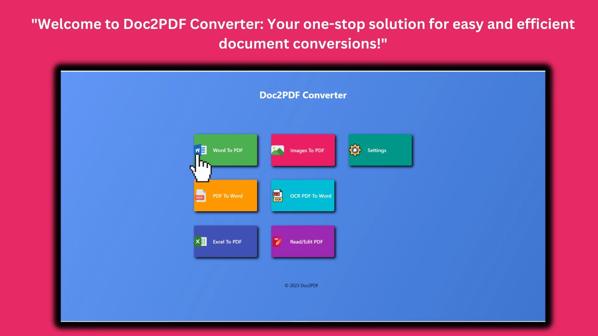 Pro DOCX To PDF Converter screenshot 2