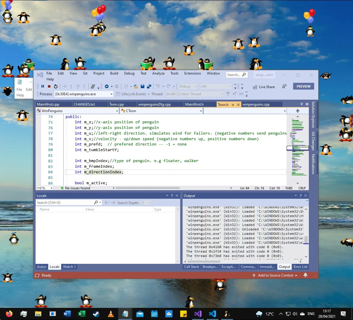 WinPenguins screenshot 1