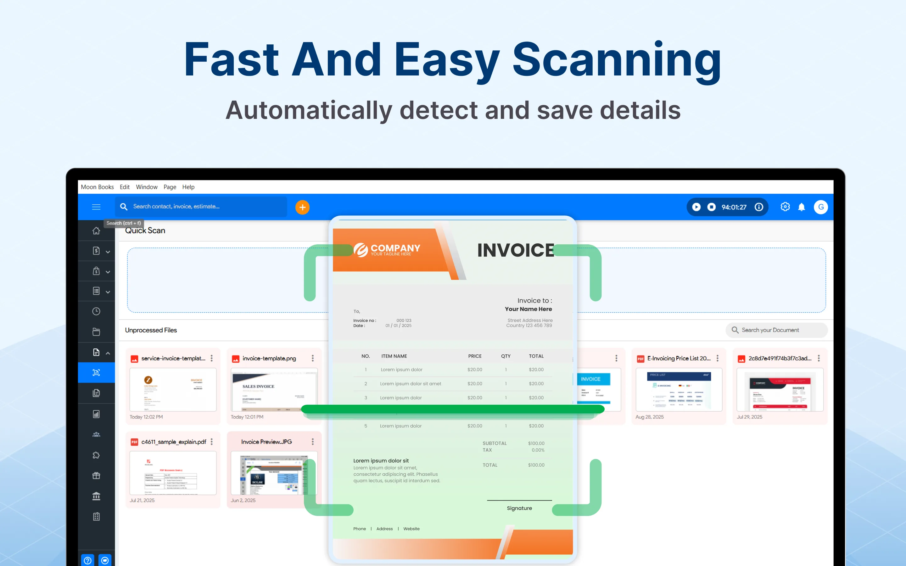 Accounting & Billing Software By Moon Books screenshot 2
