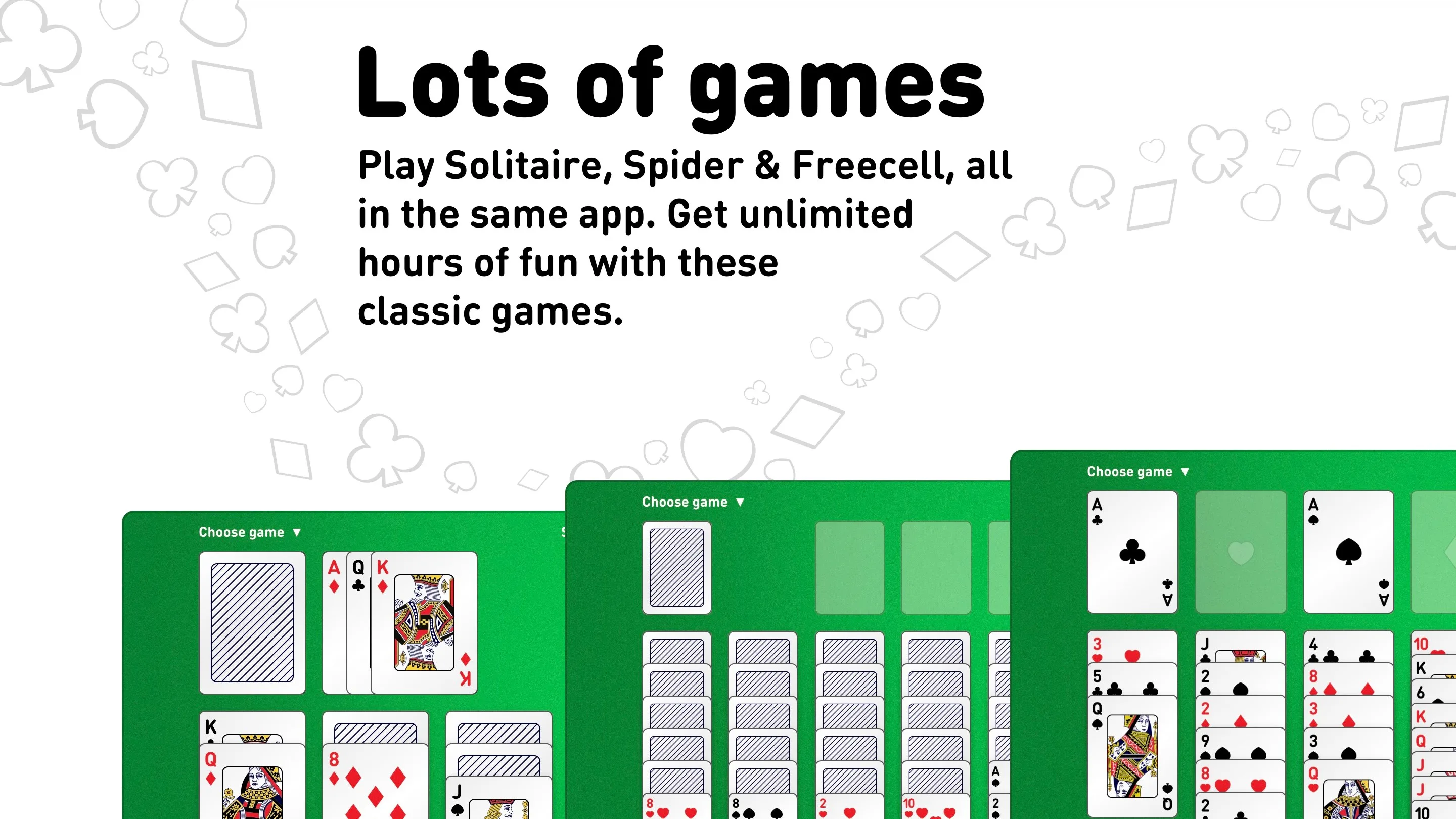 Solitaire · Klondike, Spider and Freecell screenshot 2