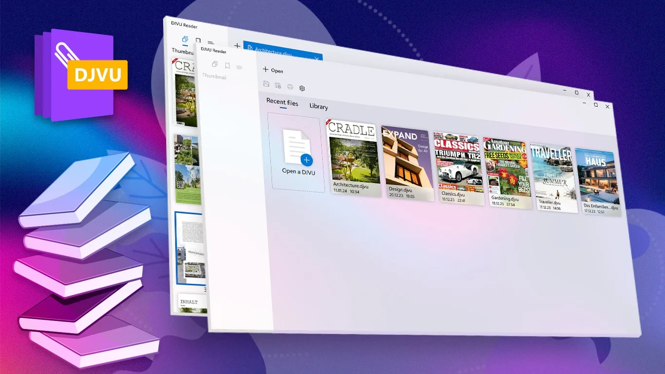 DjVu Book Reader screenshot 2