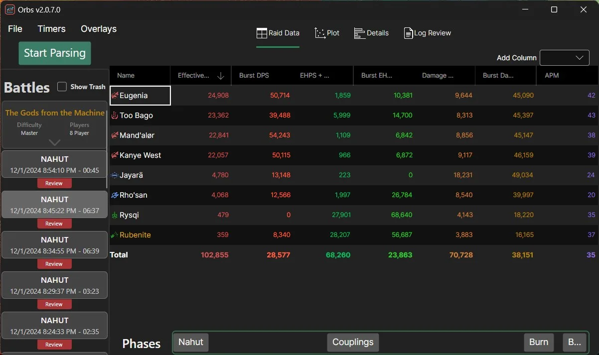 Old Republic: Battle Parser screenshot 1