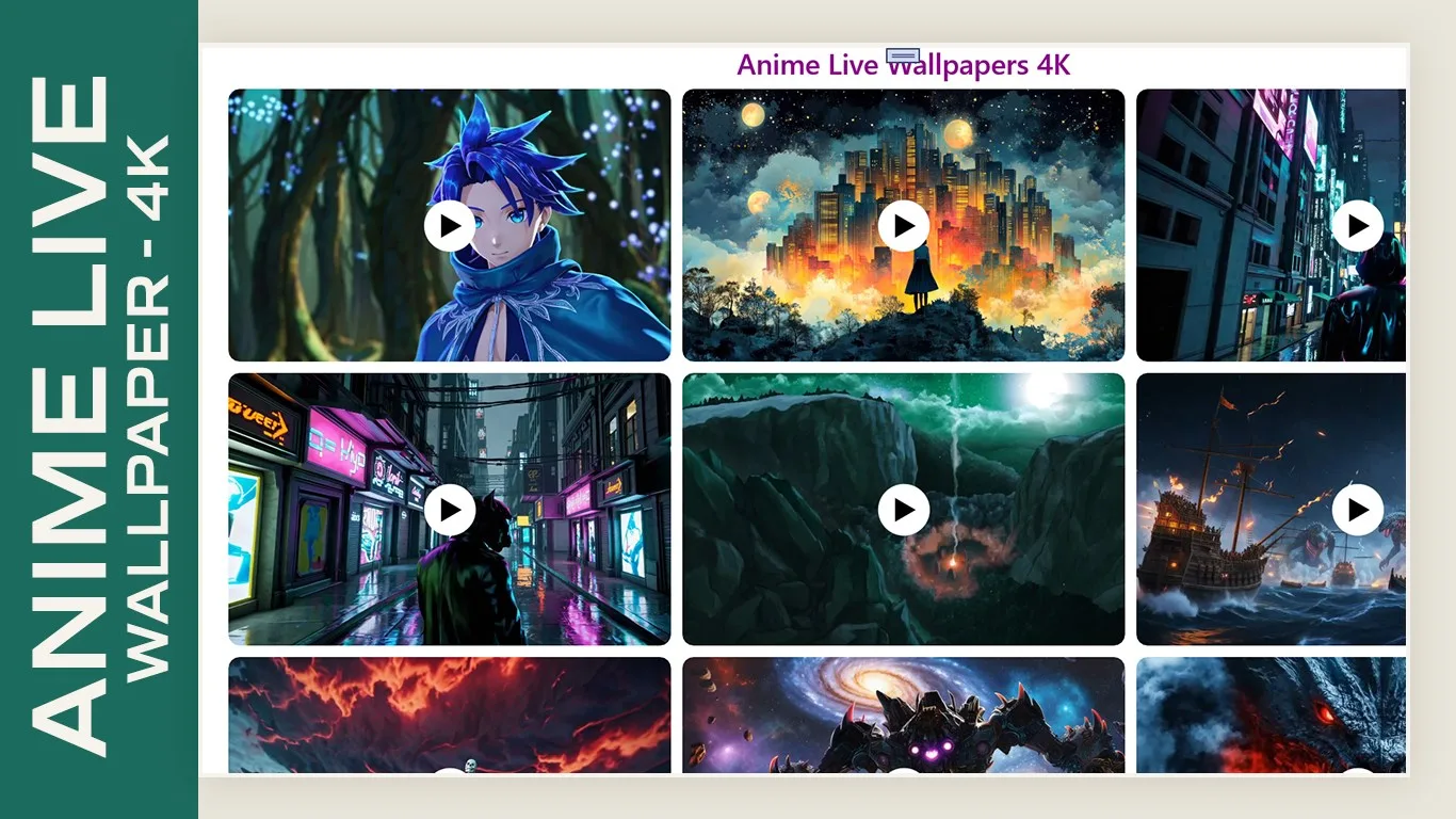 Anime Live Wallpapers 4K screenshot 5