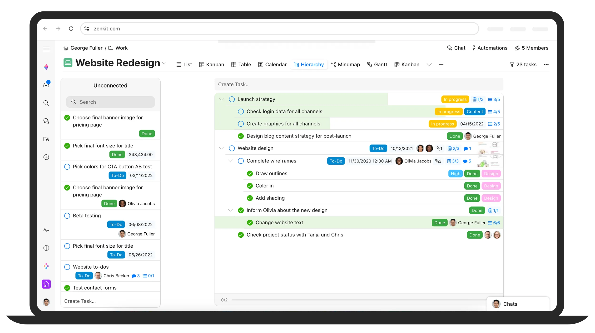 Zenkit screenshot 4