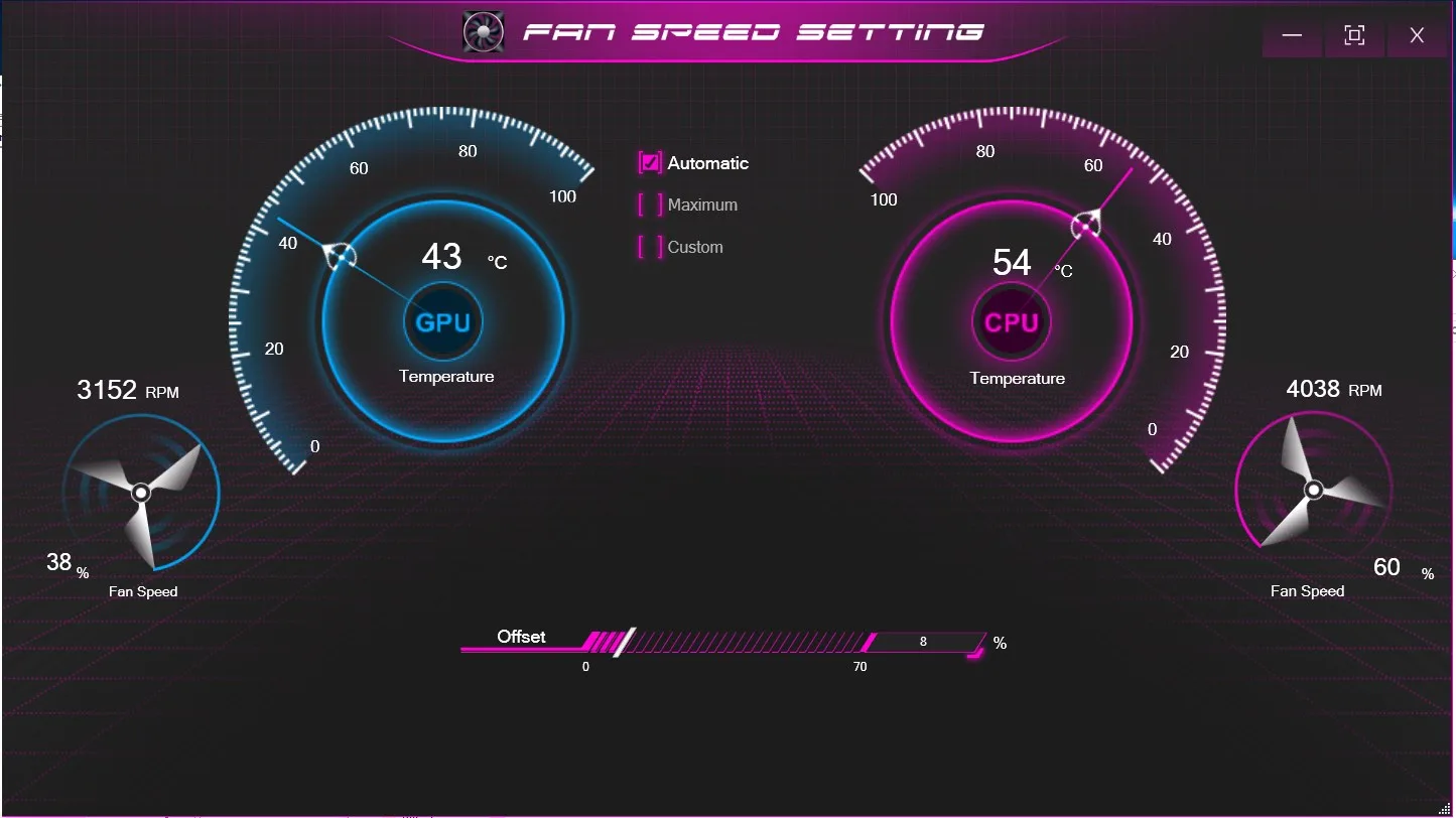 Fan Speed Setting screenshot 1