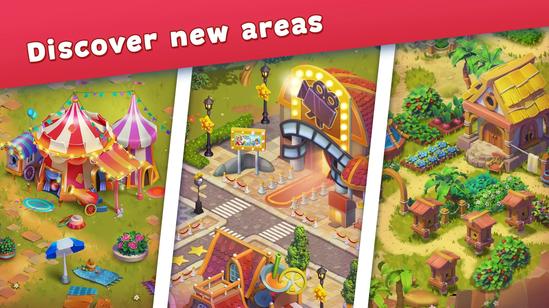 Gem Valley: Match 3 Puzzle screenshot 1