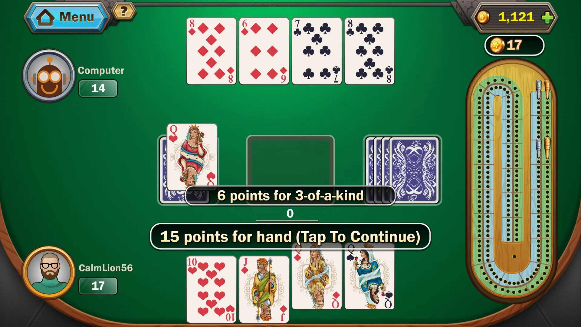 Cribbage Deluxe screenshot 3