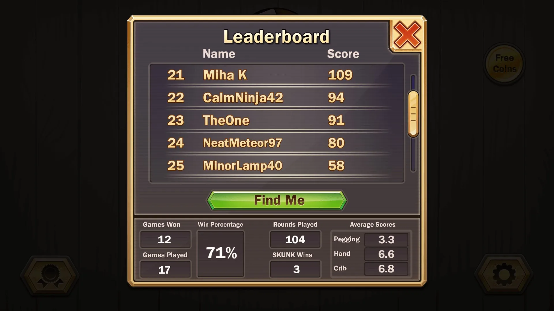 Cribbage Deluxe screenshot 5