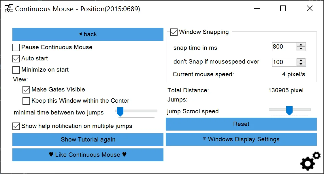 Continuous Mouse screenshot 2
