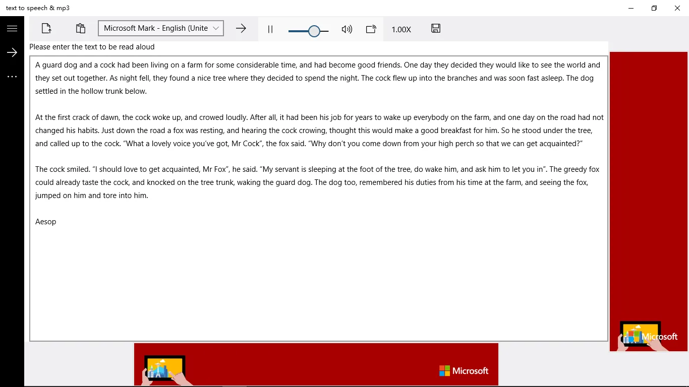 text to speech & mp3 screenshot 1