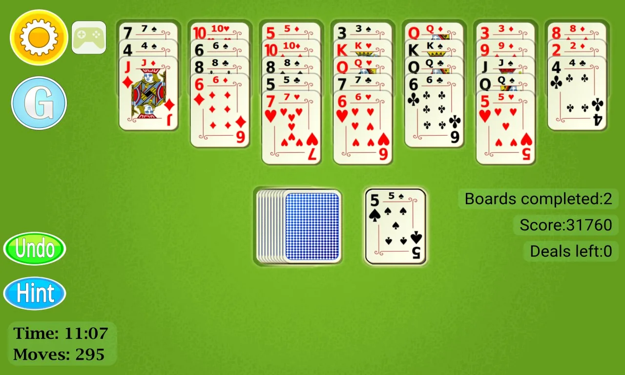 Golf Solitaire Mobile screenshot 5