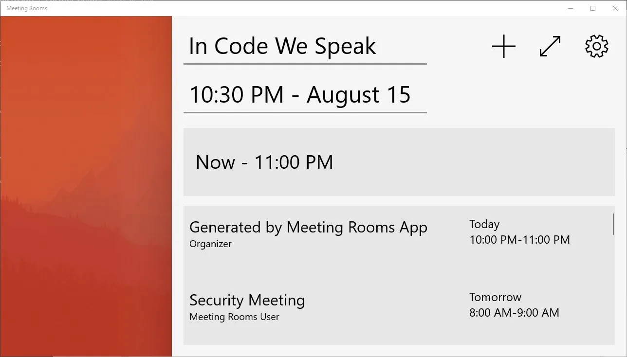 Meeting Rooms screenshot 1