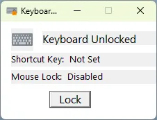 Keyboard Locker screenshot 1