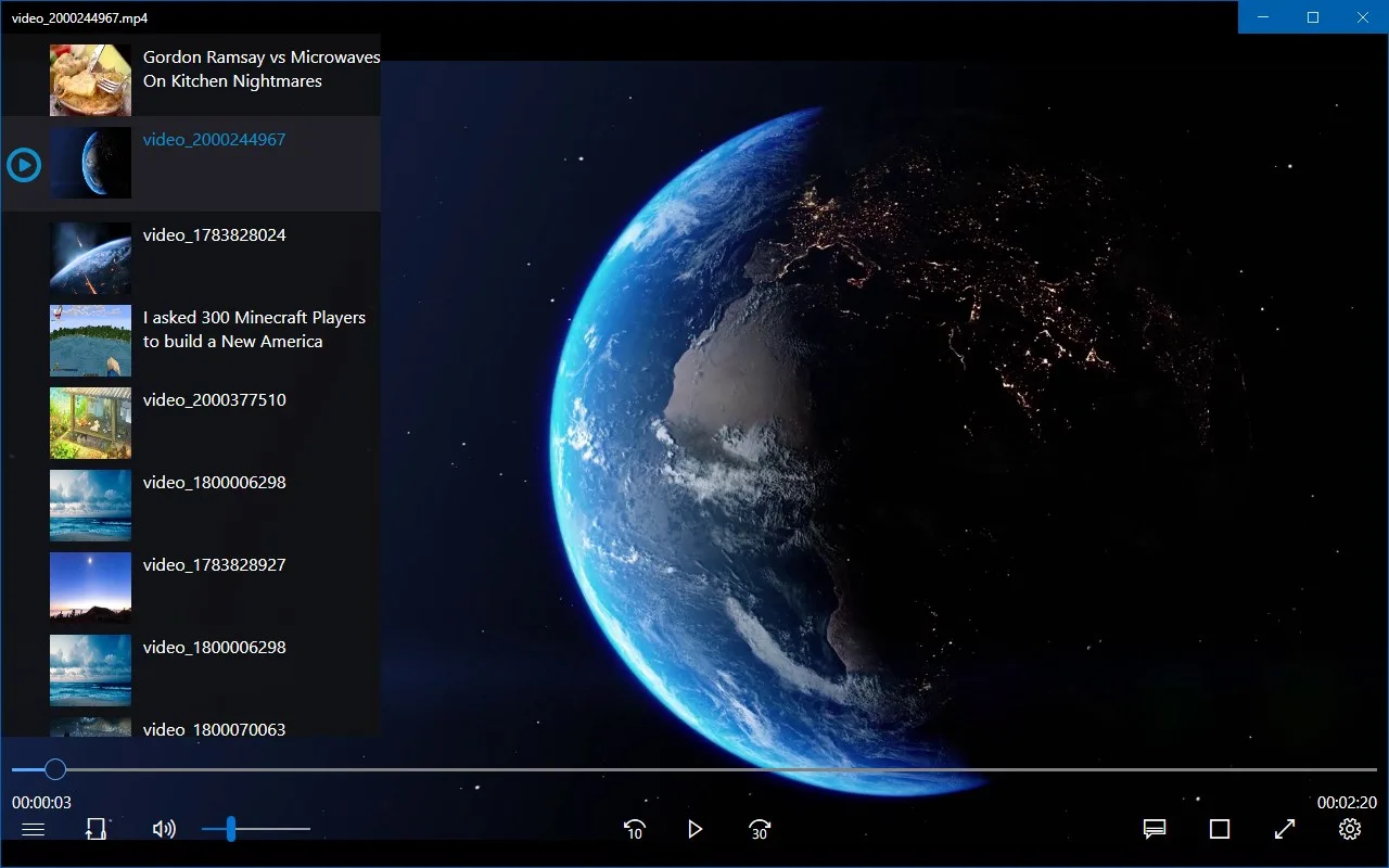 aFree Media Player screenshot 1