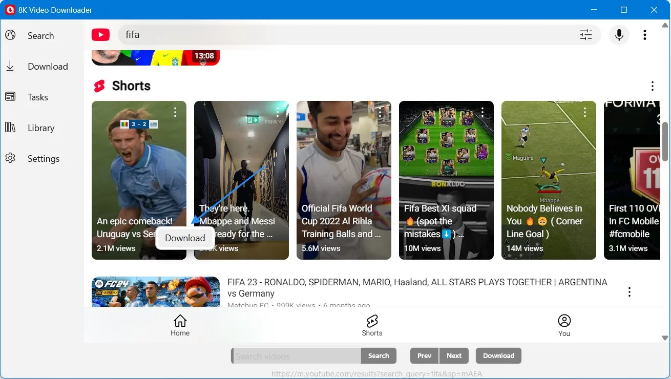 8K Video Downloader screenshot 2