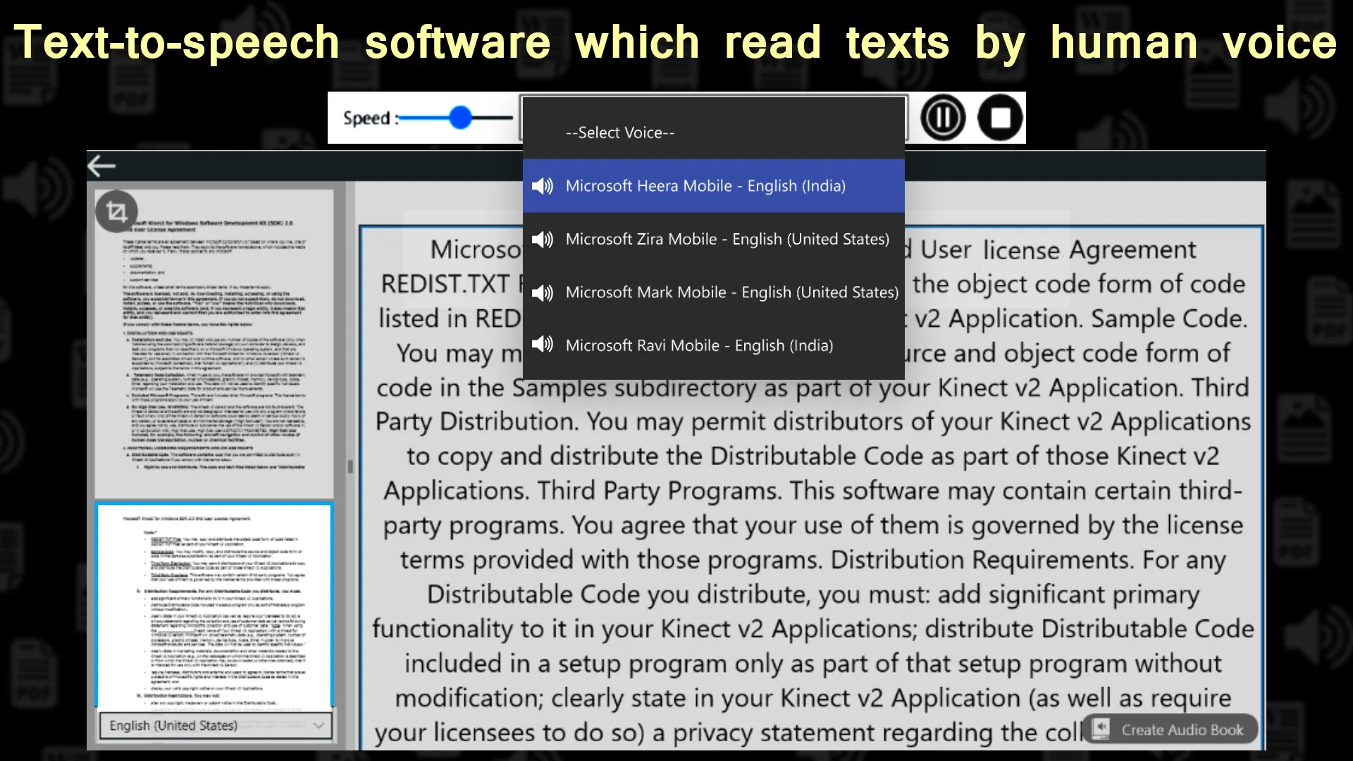 AUDIO BOOK MAKER : OCR AND TEXT READER screenshot 3