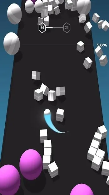 Color Bump Road - 3d Balls Rush screenshot 2