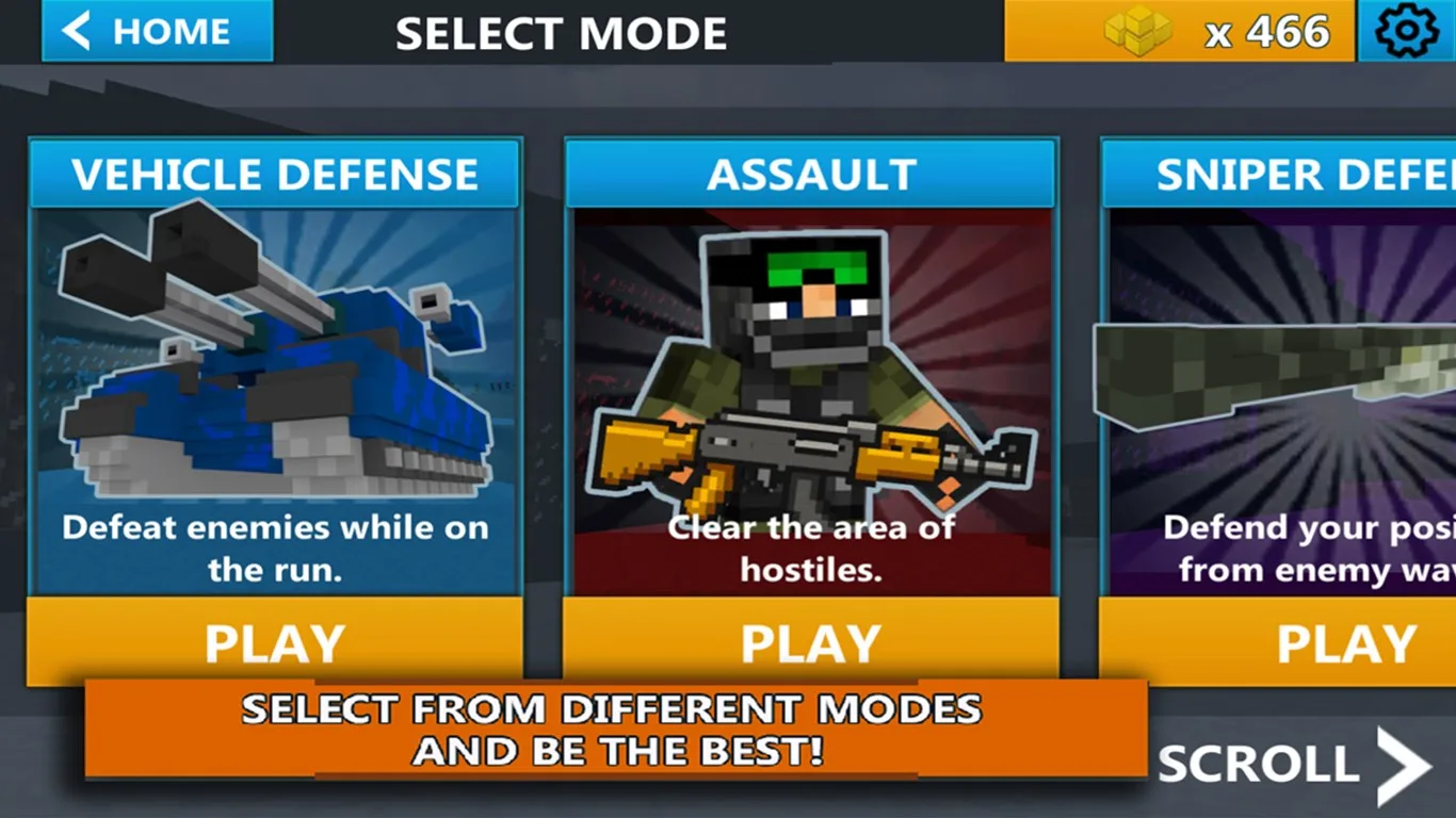 Cube Wars Battle Survival screenshot 1