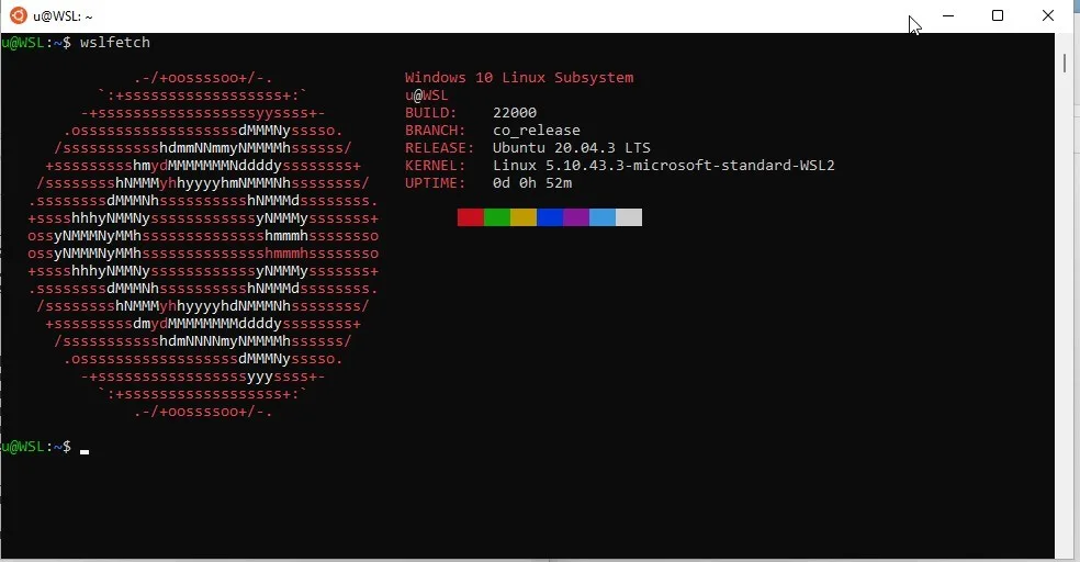 Ubuntu (Preview) screenshot 2
