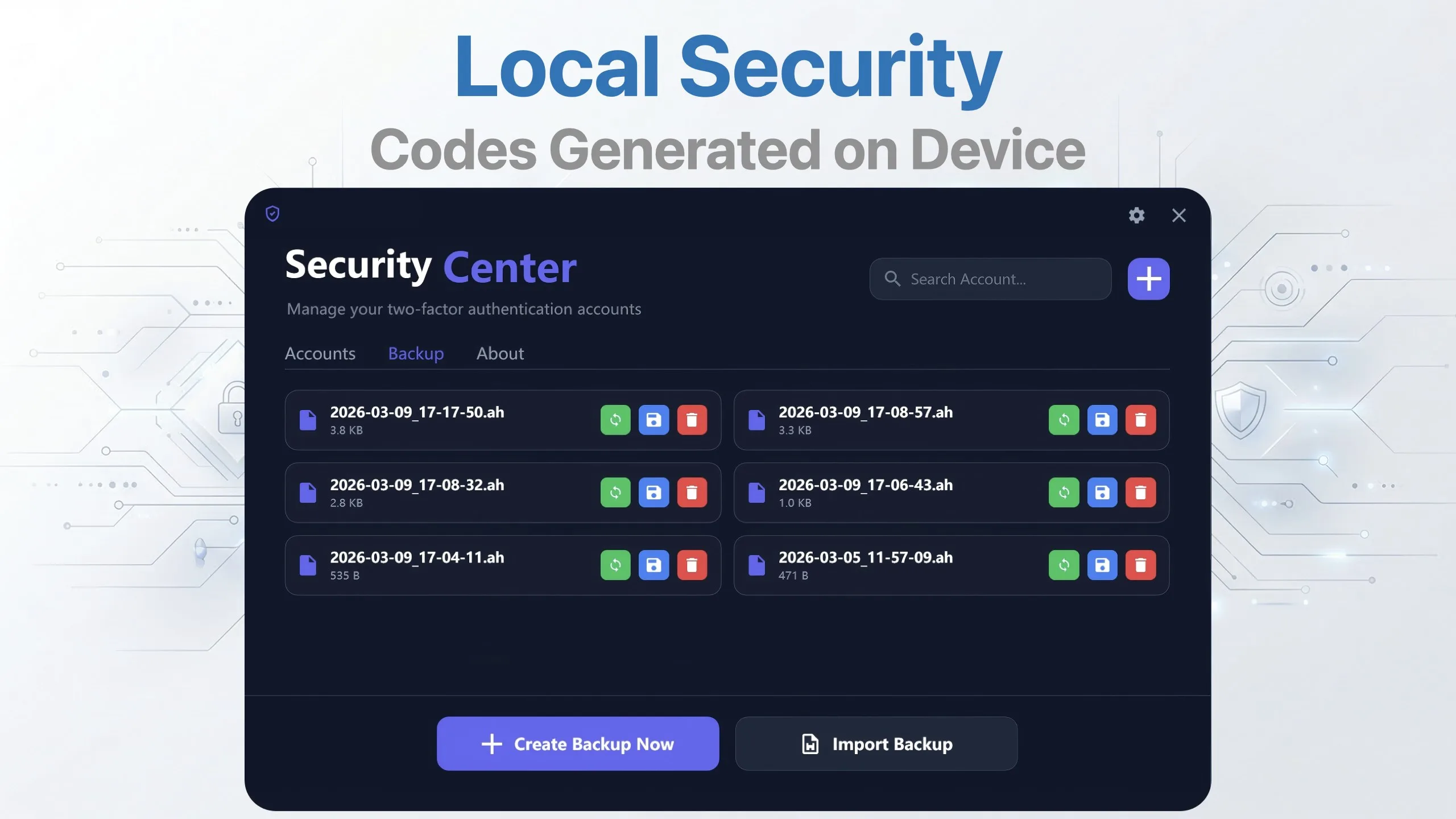 Authenticator App screenshot 3
