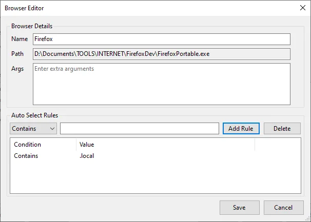BrowserSelector screenshot 3