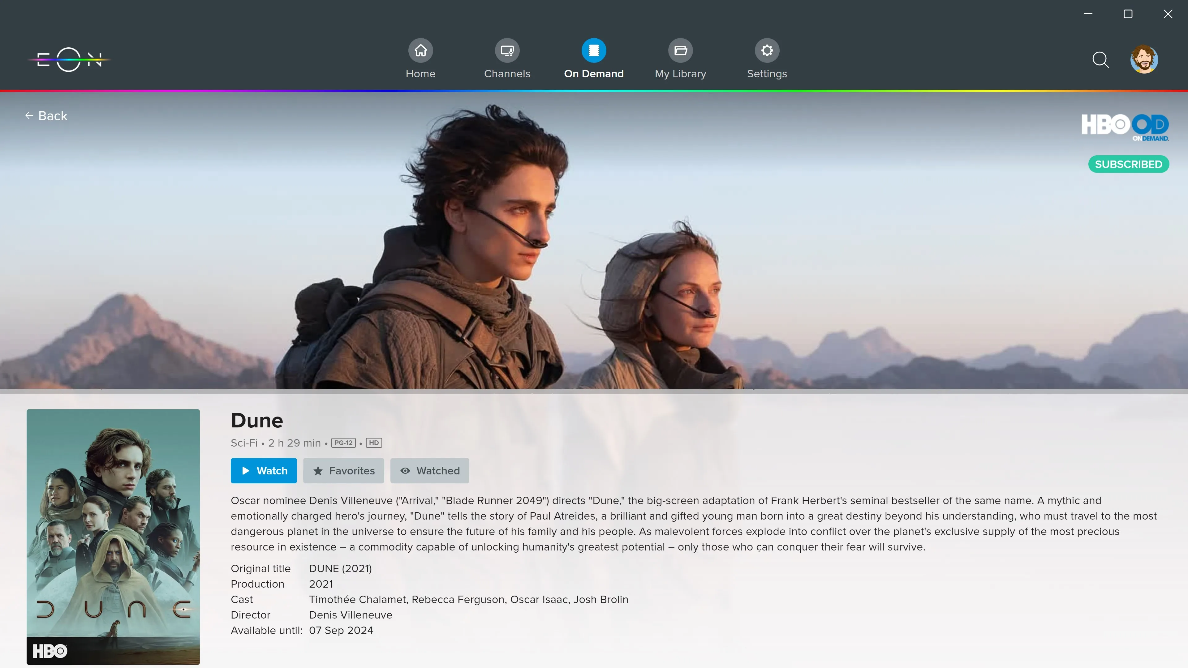 EON TV screenshot 1