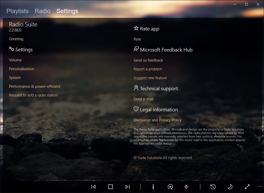 Radio Suite screenshot 1