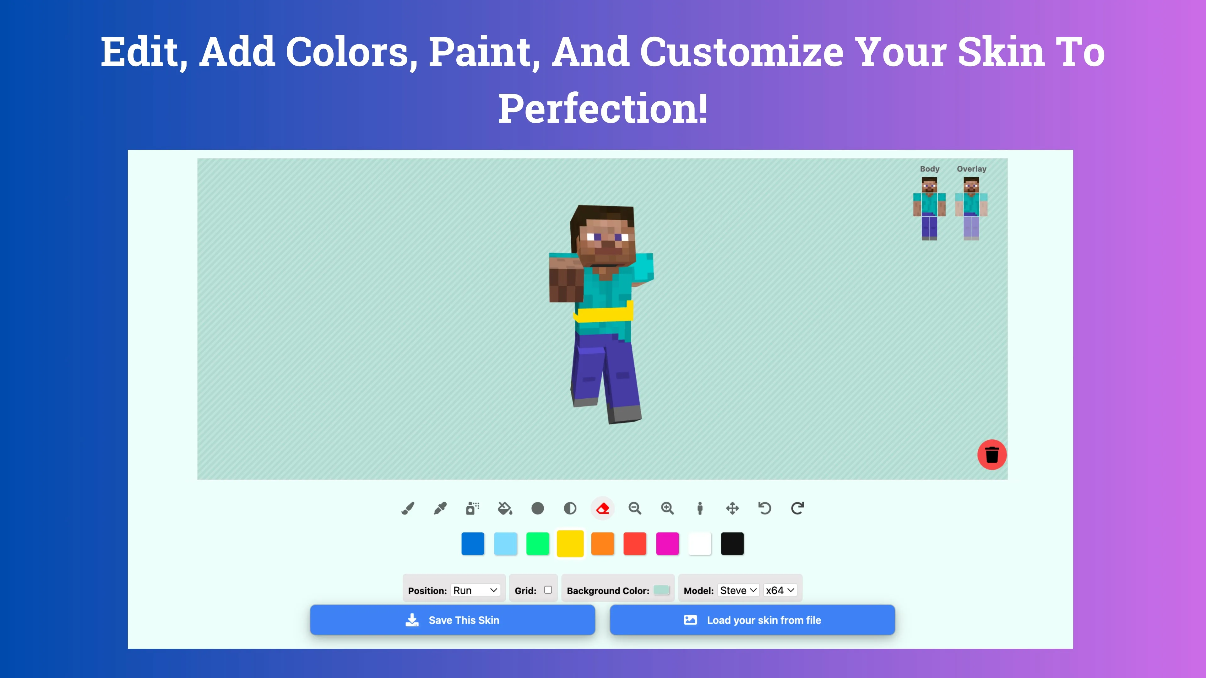Skin Editor screenshot 3