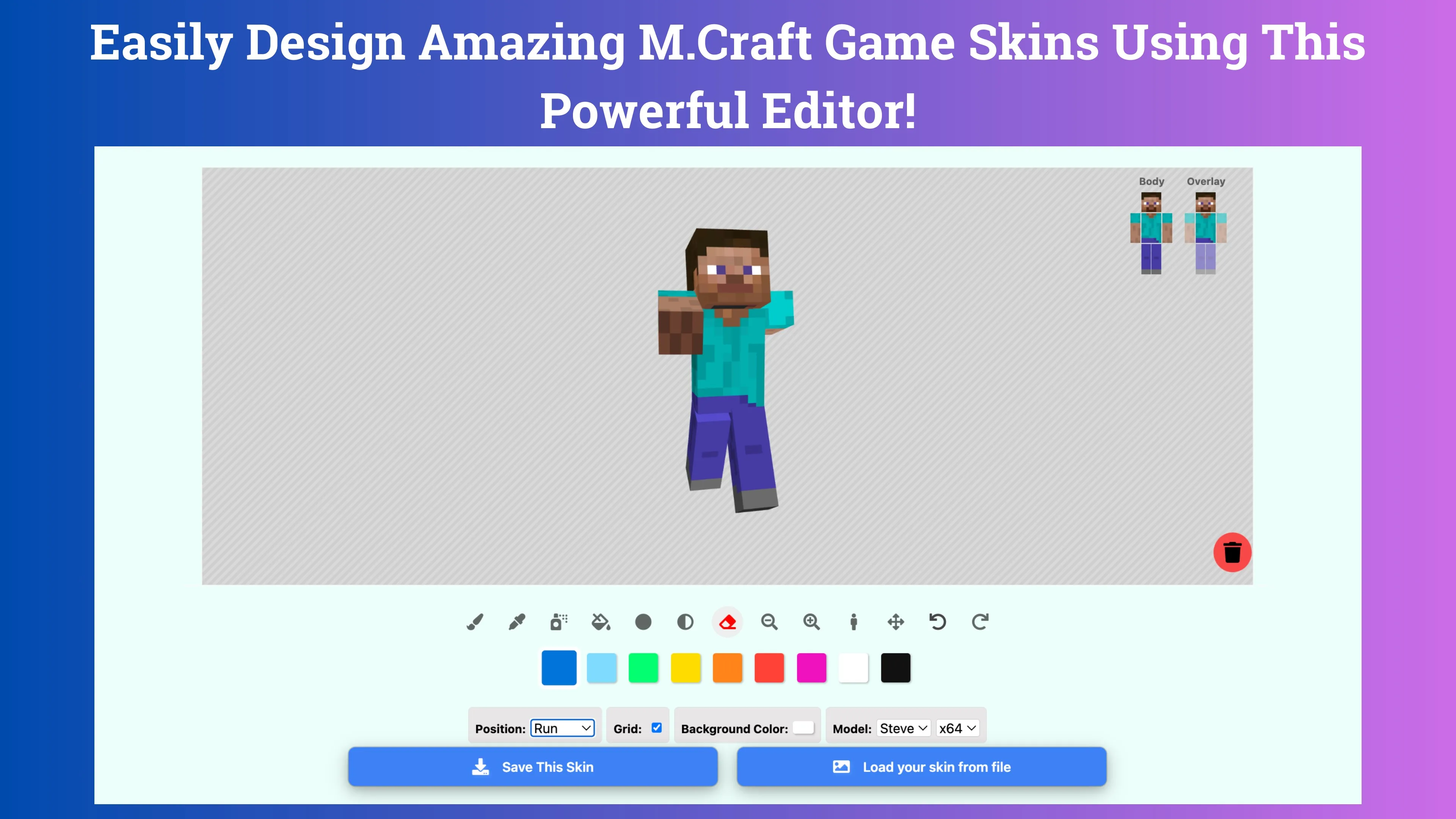 Skin Editor screenshot 4