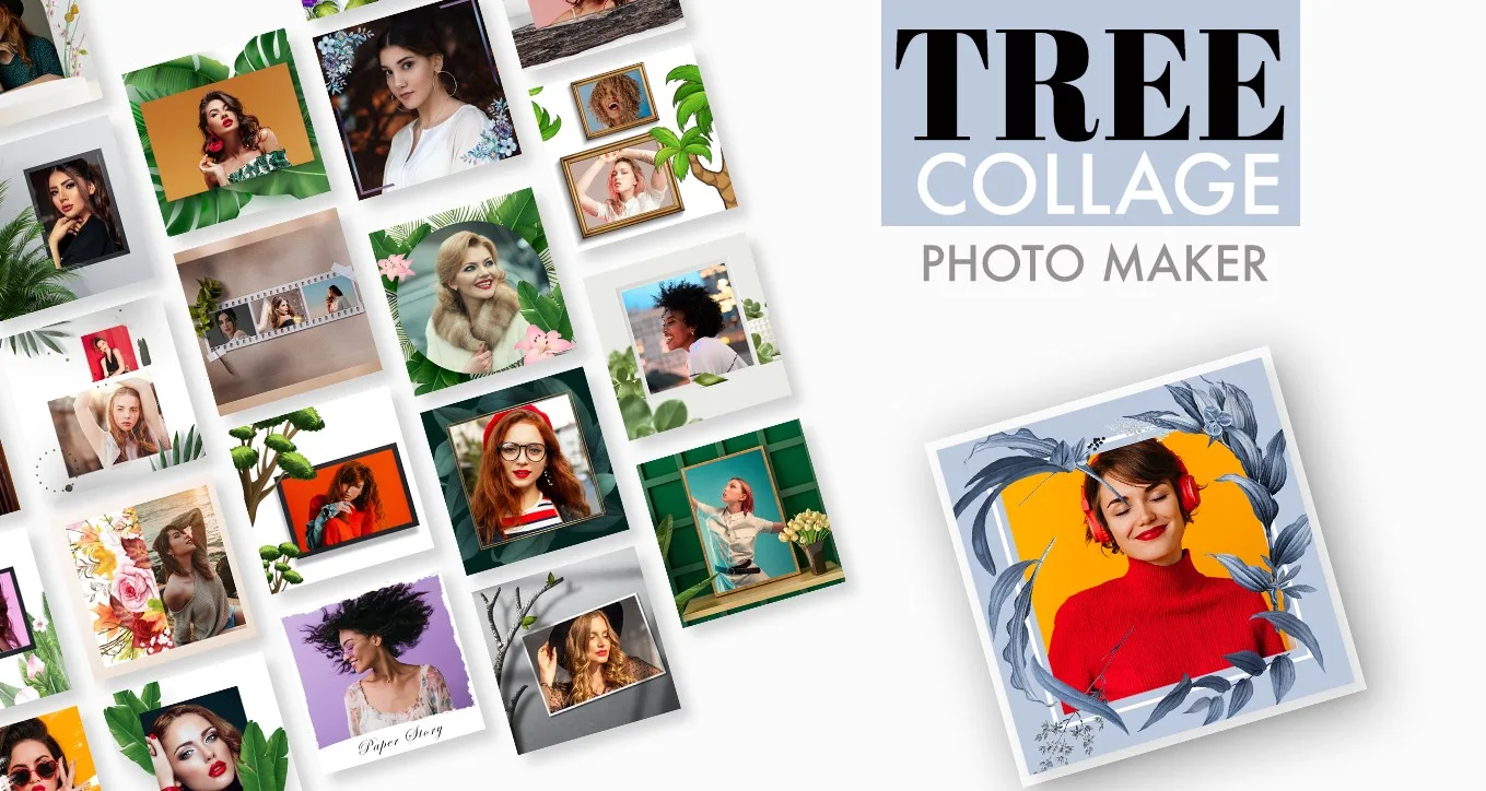 Tree Collage Photo Maker screenshot 1