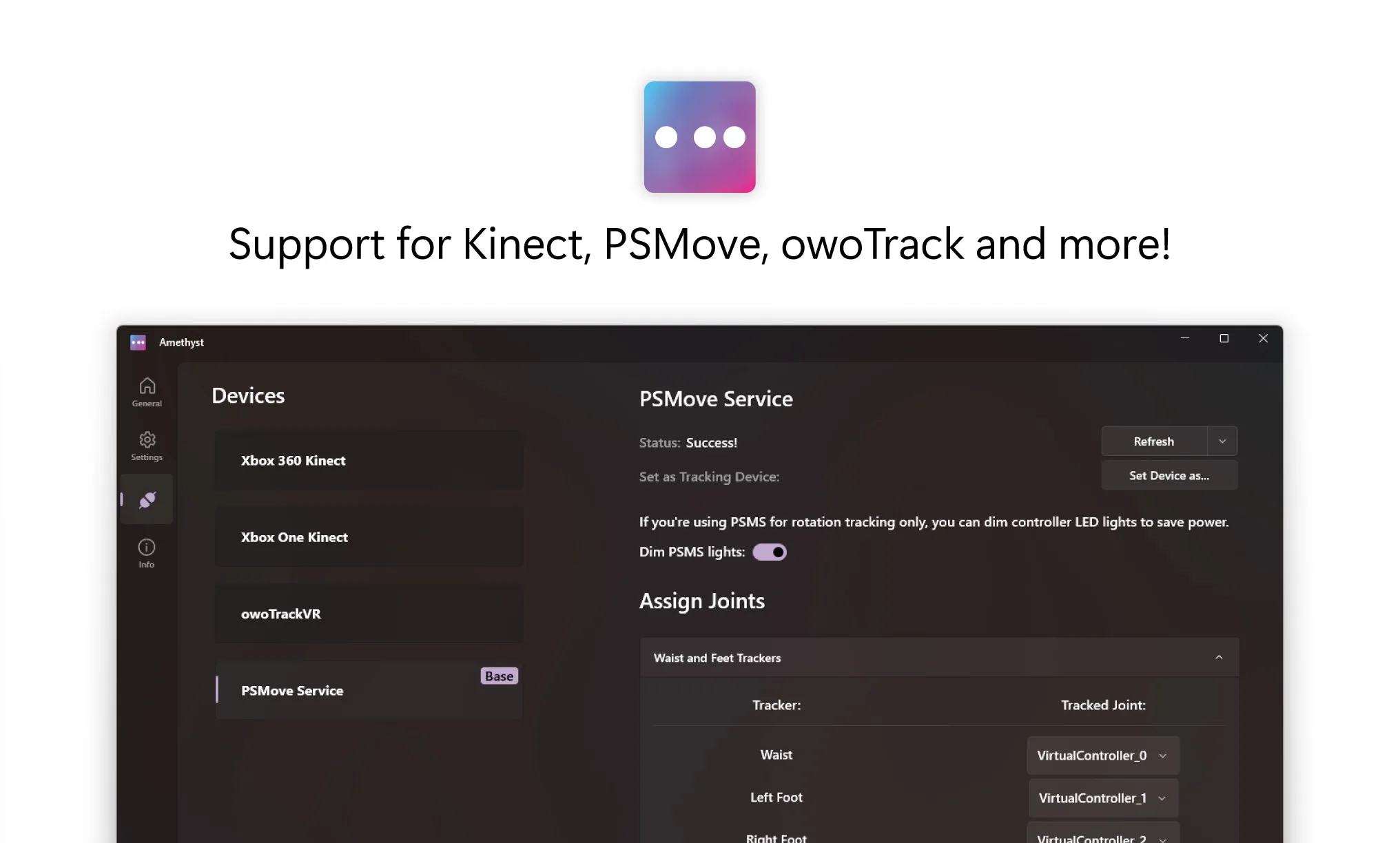 Amethyst - Open Source Body Tracking screenshot 5