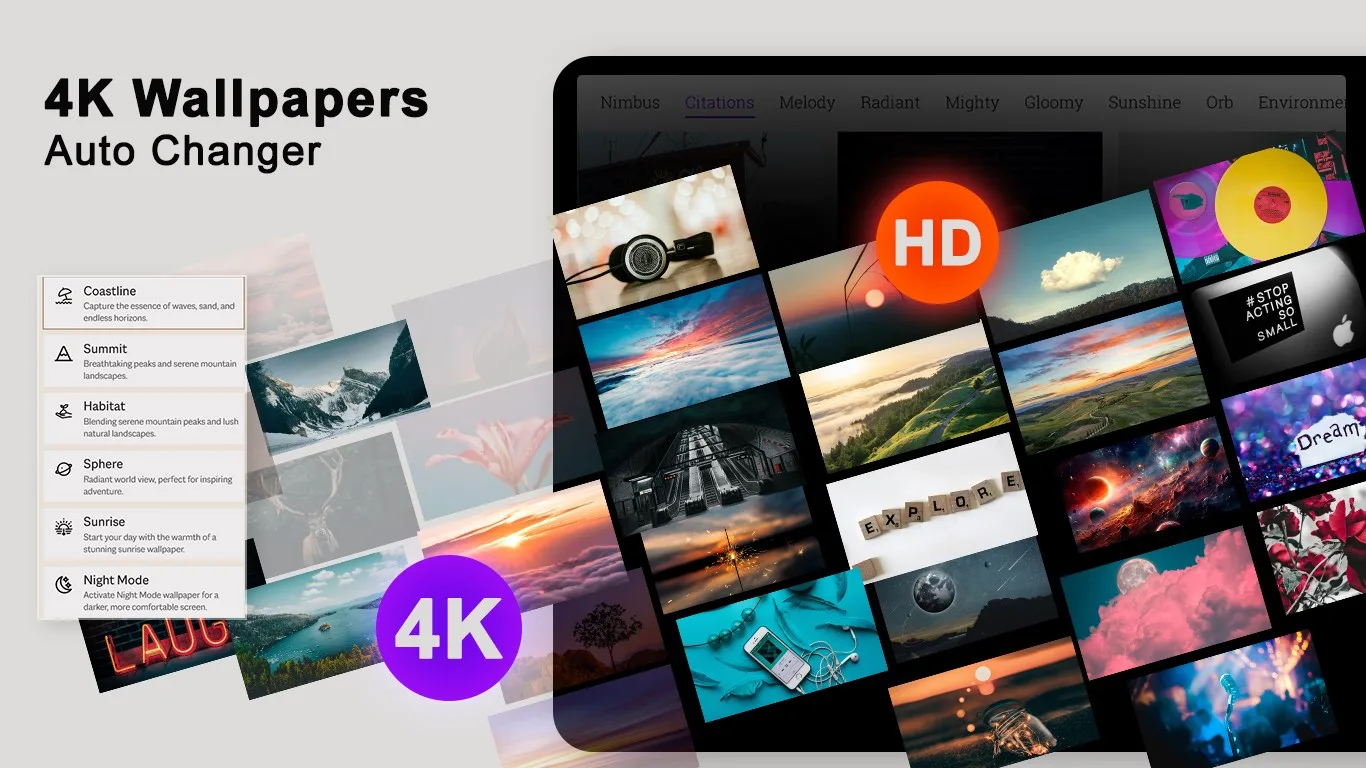 Desktop Organizer: Wallpapers for Desktop screenshot 1